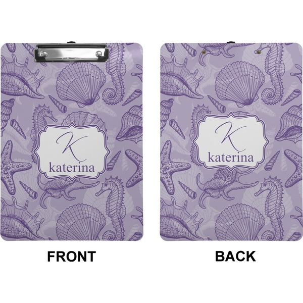 Sea Shells Clipboard (Letter) (Front + Back)