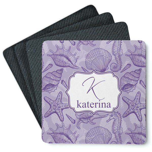 Sea Shells Coaster Rubber Back - Main
