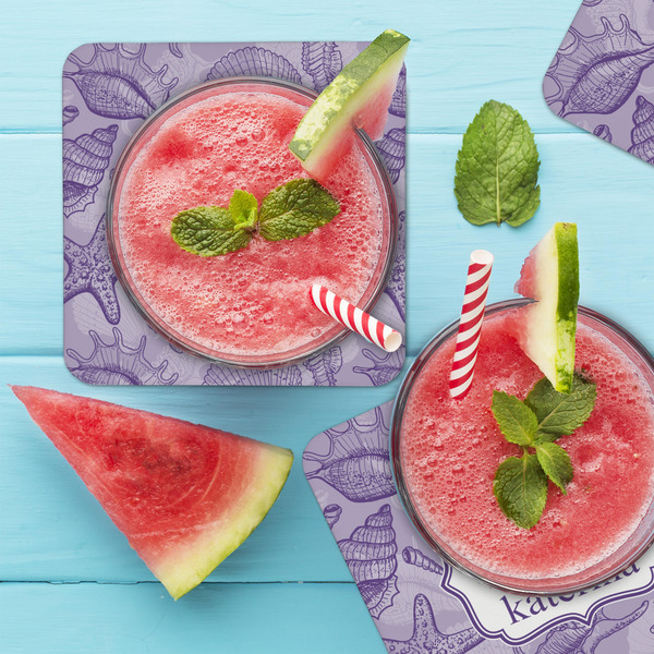 Sea Shells Coaster Set - LIFESTYLE