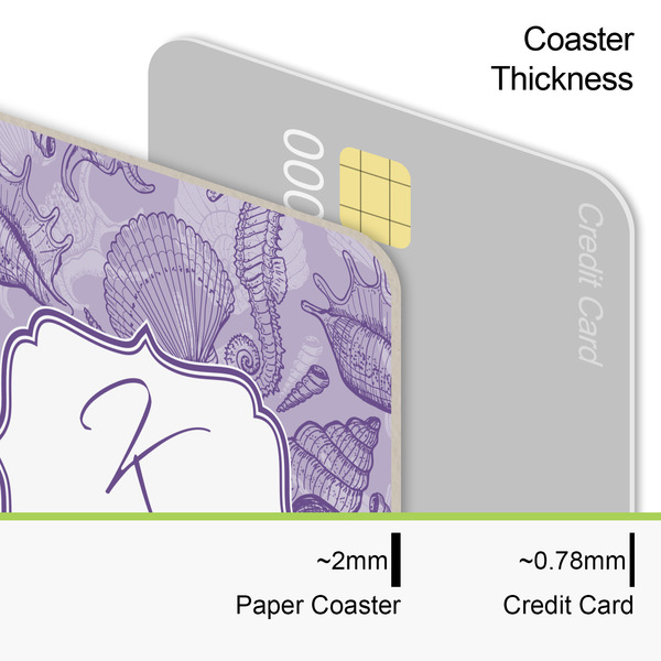 Sea Shells Coaster Thickness