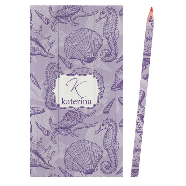 Sea Shells Colored Pencils - Front View