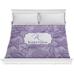 Sea Shells Comforter - King (Personalized)