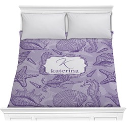 Sea Shells Comforter - Full / Queen (Personalized)