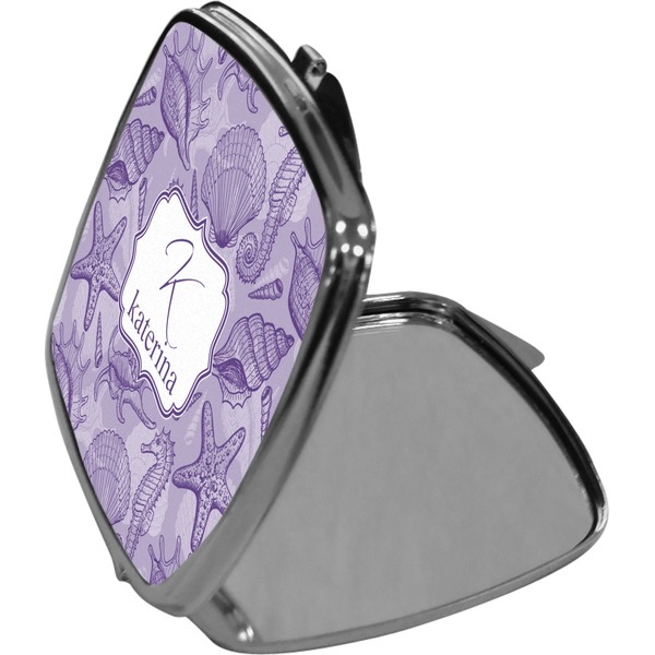 Sea Shells Compact Mirror (Side View)