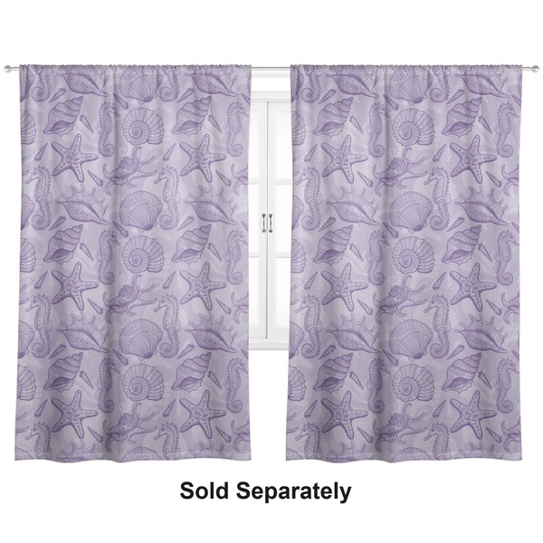 Custom Sea Shells Curtain Panel - Custom Size