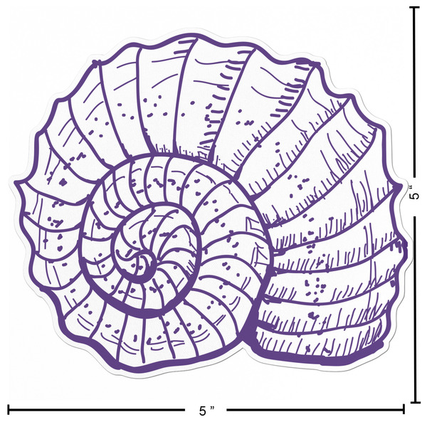 Sea Shells Custom Shape Iron On Patches - L - APPROVAL