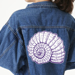 Sea Shells Twill Iron On Patch - Custom Shape - 3XL
