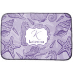 Sea Shells Dish Drying Mat w/ Name and Initial