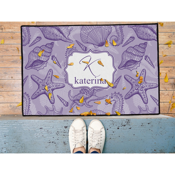 Sea Shells Door Mat - LIFESTYLE (Med)