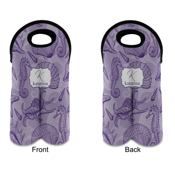 Sea Shells Double Wine Tote - APPROVAL (new)