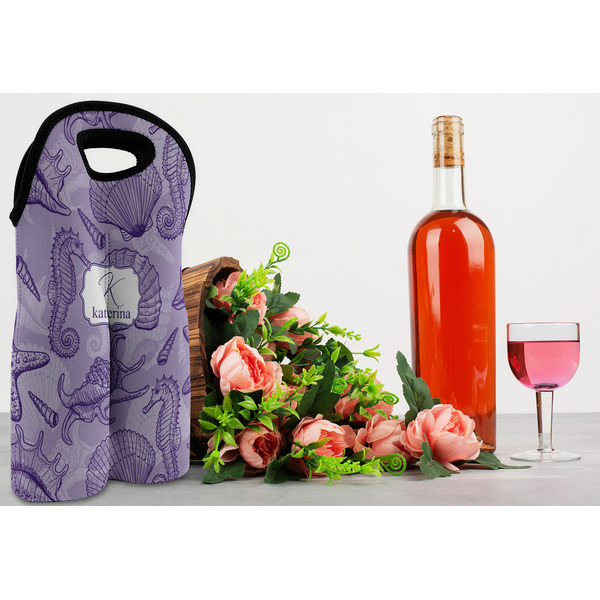 Sea Shells Double Wine Tote - LIFESTYLE (new)