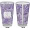Sea Shells Pint Glass - Full Color - Front & Back Views