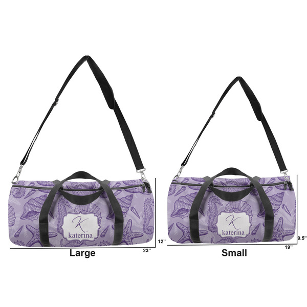 Sea Shells Duffle Bag Small and Large
