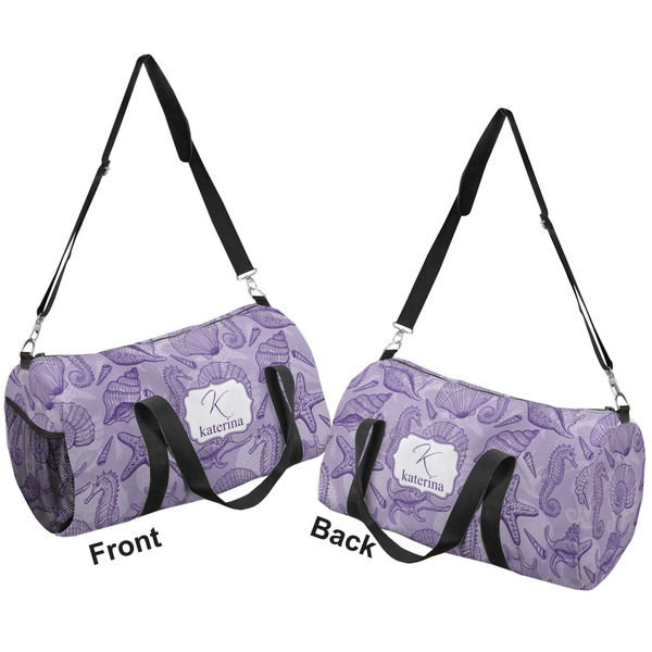 Sea Shells Duffle bag large front and back sides