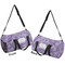 Sea Shells Duffle bag small front and back sides