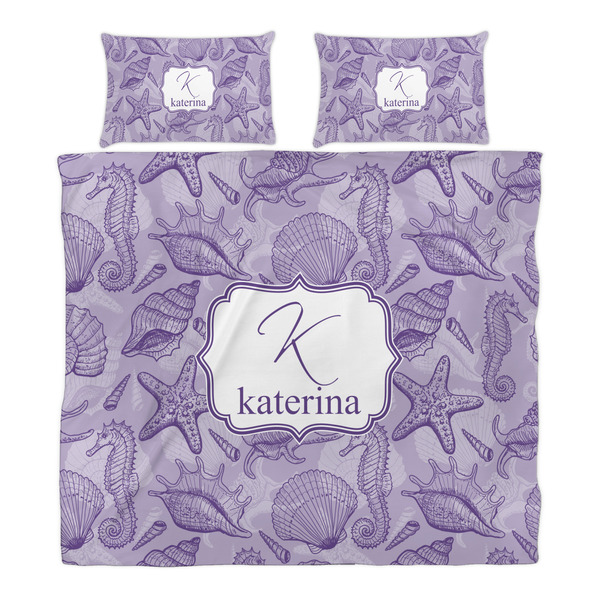 Sea Shells Duvet Cover Set - King - Alt Approval