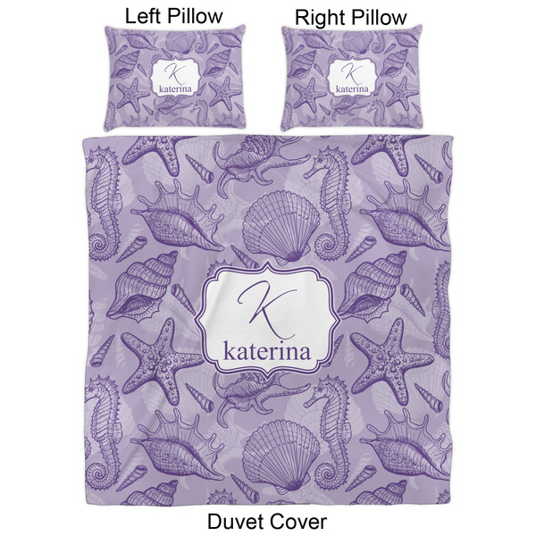 Sea Shells Duvet Cover Set - Queen - Approval