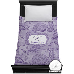 Sea Shells Duvet Cover - Twin XL (Personalized)