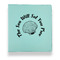 Sea Shells Leather Binder - 1" - Teal (Personalized)