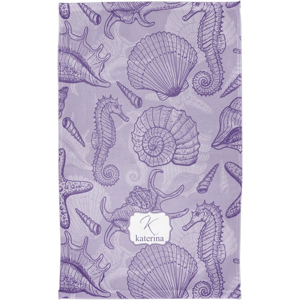 Sea Shells Finger Tip Towel - Full View