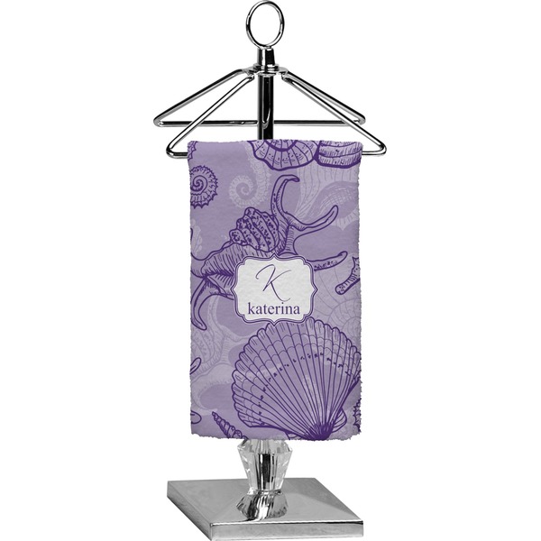 Custom Sea Shells Finger Tip Towel - Full Print (Personalized)