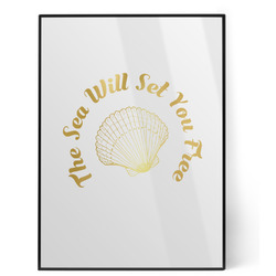 Sea Shells Foil Print (Personalized)
