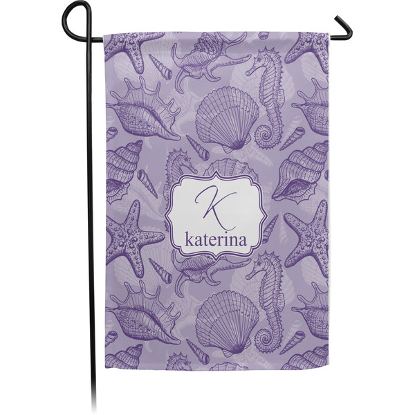 Custom Sea Shells Garden Flag (Personalized)