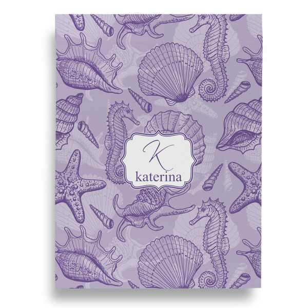 Sea Shells Garden Flags - Large - Double Sided - BACK