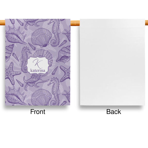 Sea Shells Garden Flags - Large - Single Sided - APPROVAL