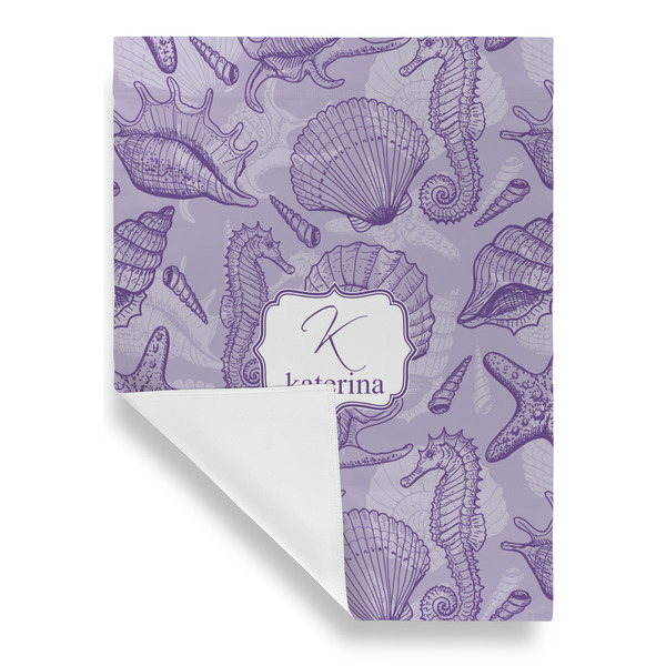 Sea Shells Garden Flags - Large - Single Sided - FRONT FOLDED