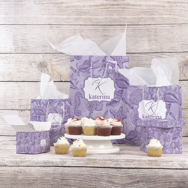 Sea Shells Gift Bags - In Context