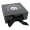 Sea Shells Gift Boxes with Magnetic Lid - Black - Front (angle)