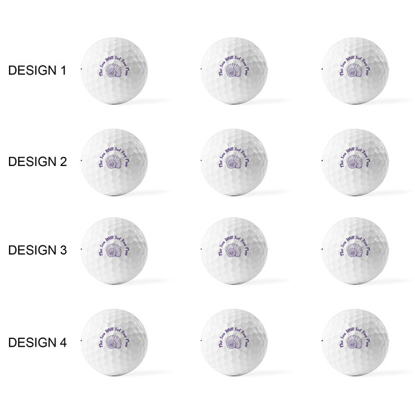 Sea Shells Golf Balls - Titleist - Set of 12 - APPROVAL