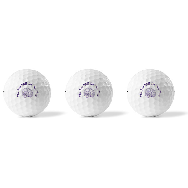 Sea Shells Golf Balls - Titleist - Set of 3 - APPROVAL
