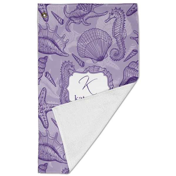 Sea Shells Golf Towel - Folded (Large)