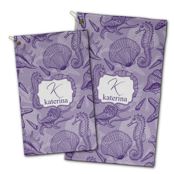 Sea Shells Golf Towel - PARENT (small and large)