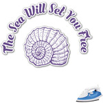 Sea Shells Graphic Iron On Transfer (Personalized)