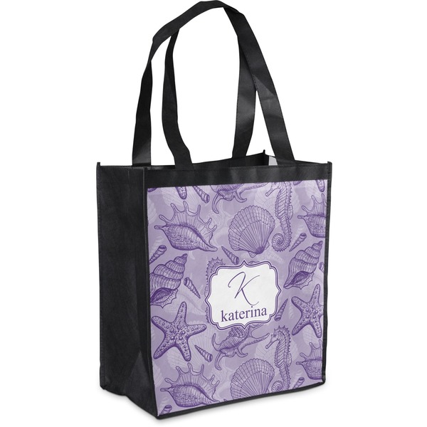 Custom Sea Shells Grocery Bag (Personalized)