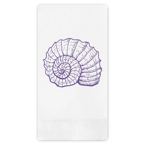 Custom Sea Shells Guest Towels - Full Color