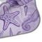 Sea Shells Hooded Baby Towel- Detail Corner