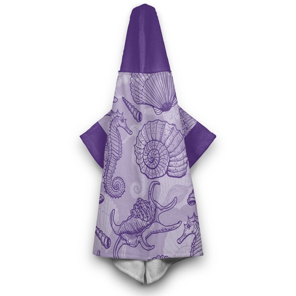 Sea Shells Hooded Towel - Hanging