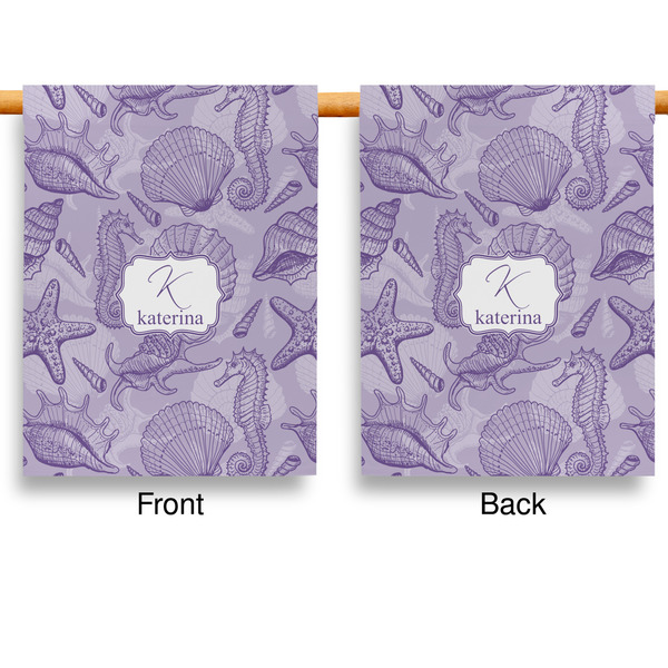 Sea Shells House Flags - Double Sided - APPROVAL