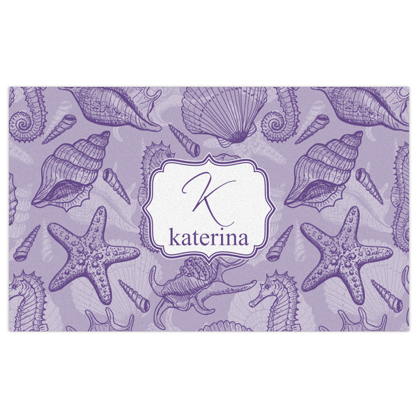 Sea Shells Indoor / Outdoor Rug - 3'x5' - Front Flat