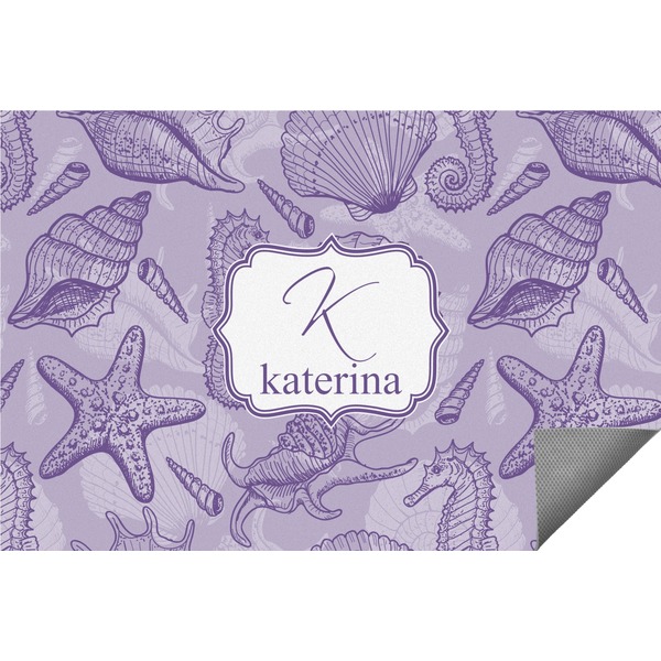 Custom Sea Shells Indoor / Outdoor Rug - 5'x8' (Personalized)