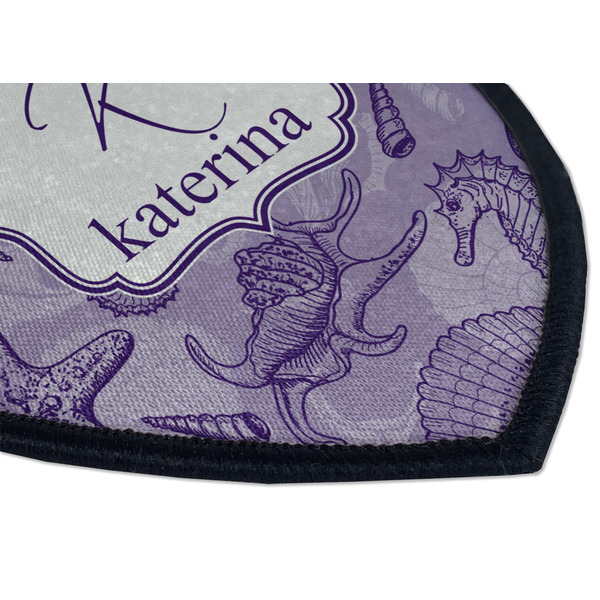 Sea Shells Iron on Shield 3 Detail