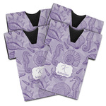 Sea Shells Jersey Bottle Cooler - Set of 4 (Personalized)