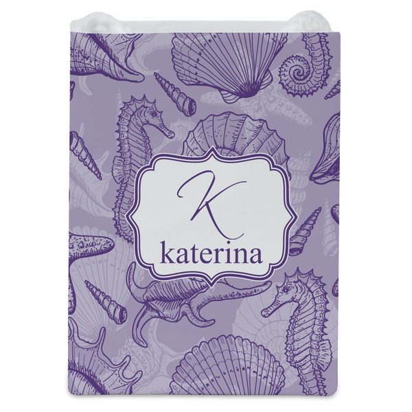 Sea Shells Jewelry Gift Bag - Gloss - Front