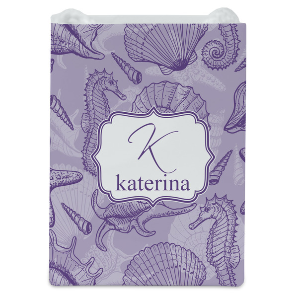 Sea Shells Jewelry Gift Bag - Matte - Front