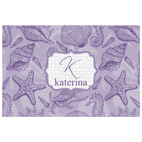 Custom Sea Shells Jigsaw Puzzle - 1000-piece (Personalized)