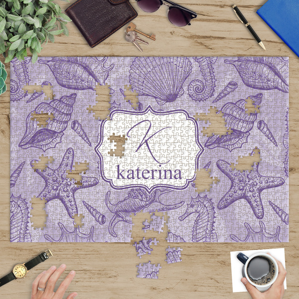 Sea Shells Jigsaw Puzzle 1014 Piece - In Context